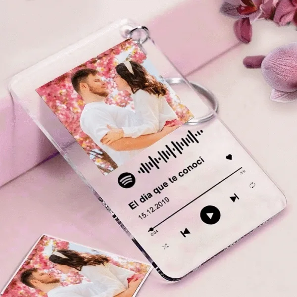 Toque Guay - Llaveros personalizados, llavero con foto, llavero con nombre grabado, regalo original llavero, llavero Spotify personalizado, llaveros personalizados baratos, detalle personalizado, regalo día del padre