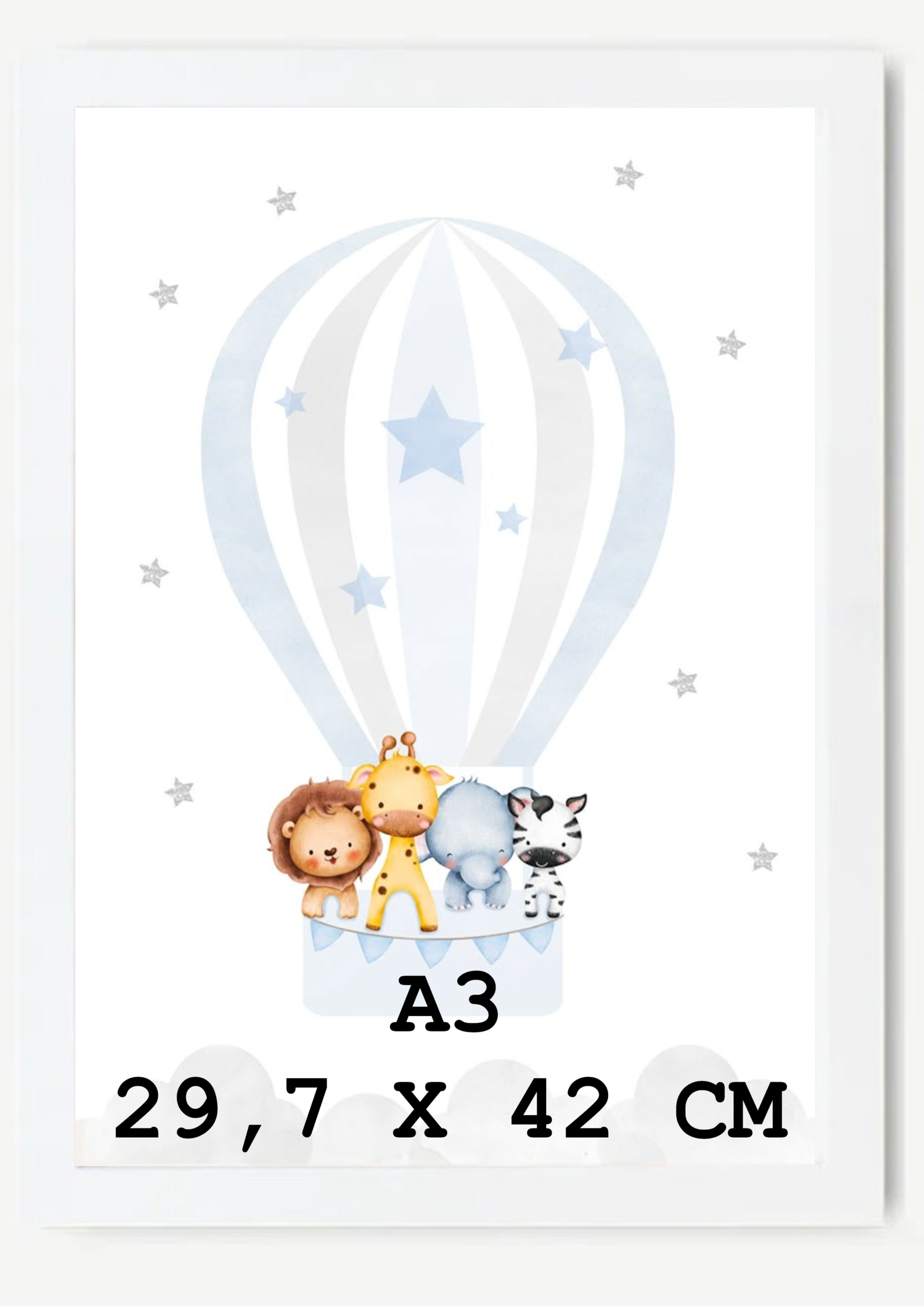 Marco de fotos A3 color blanco