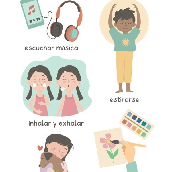 Lámina 'Técnicas para relajarse'