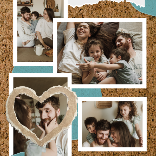 Lámina 4 fotos Te quiero papá