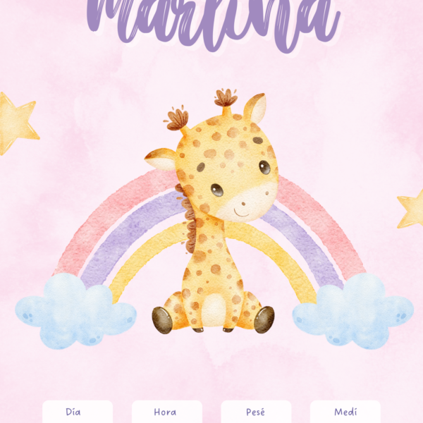 Natalicio Jirafa Arcoíris