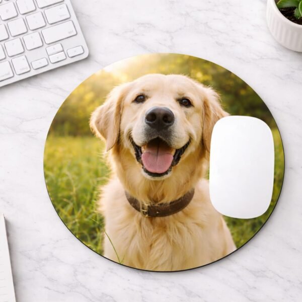 Alfombrilla de ratón redonda