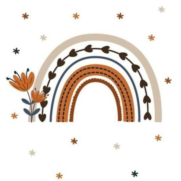 Lámina Arcoíris Tonos Tierra