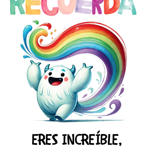 Lámina 'Recuerda, eres increíble, tal y como eres'